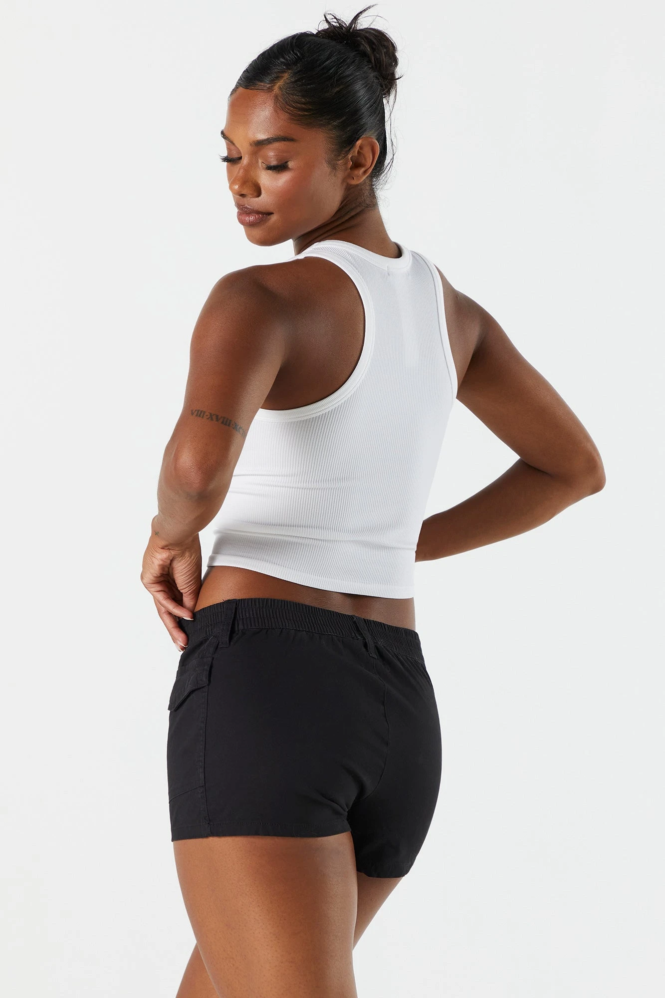 Poplin Low Rise Cargo Short - Image 5