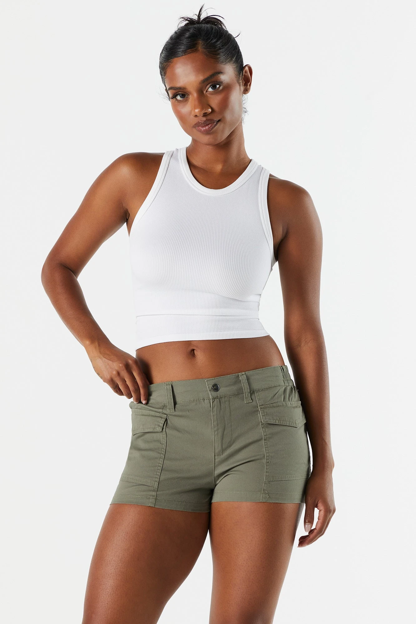 Poplin Low Rise Cargo Short - Image 13