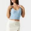 V-Neck Skimmer Knit Tank