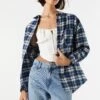 Classic Plaid Button-Up Top