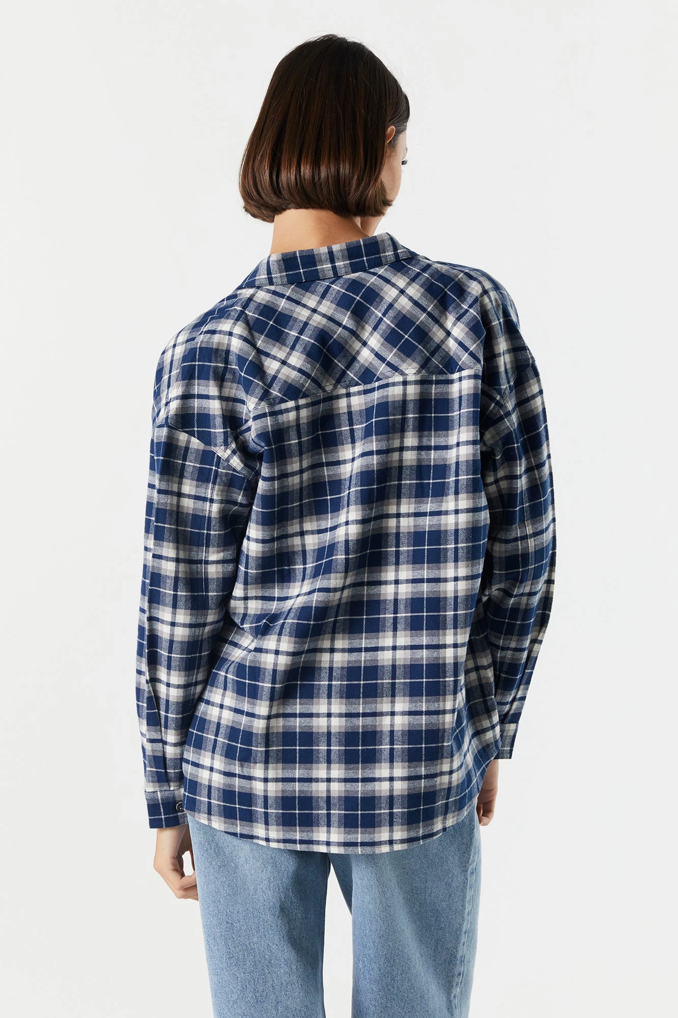 Classic Plaid Button-Up Top - Image 2