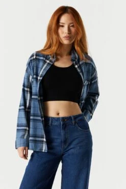 Blue Plaid Flannel