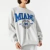 Fleece Miami Graphic Sweatshirt