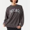 Fleece Chicago Graphic Sweatshirt