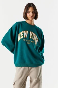 Fleece New York Graphic Sweatshirt