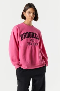 Fleece Brooklyn Graphic Sweatshirt