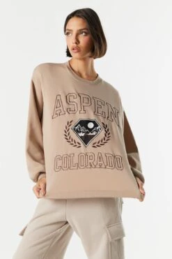 Fleece Colorado Graphic Sweatshirt