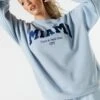Miami Embroidered Crewneck Sweatshirt