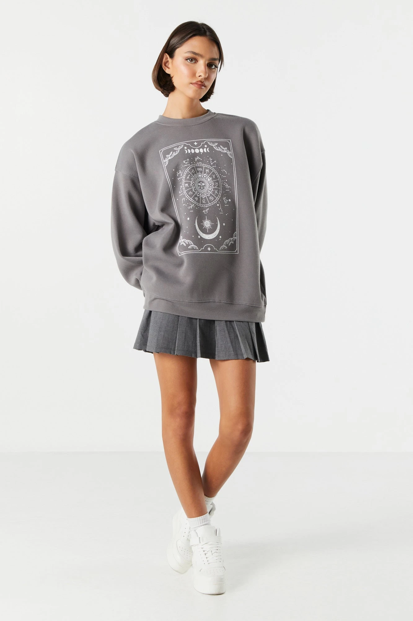 Brooklyn New York Graphic Fleece Sweatshirt - Image 3