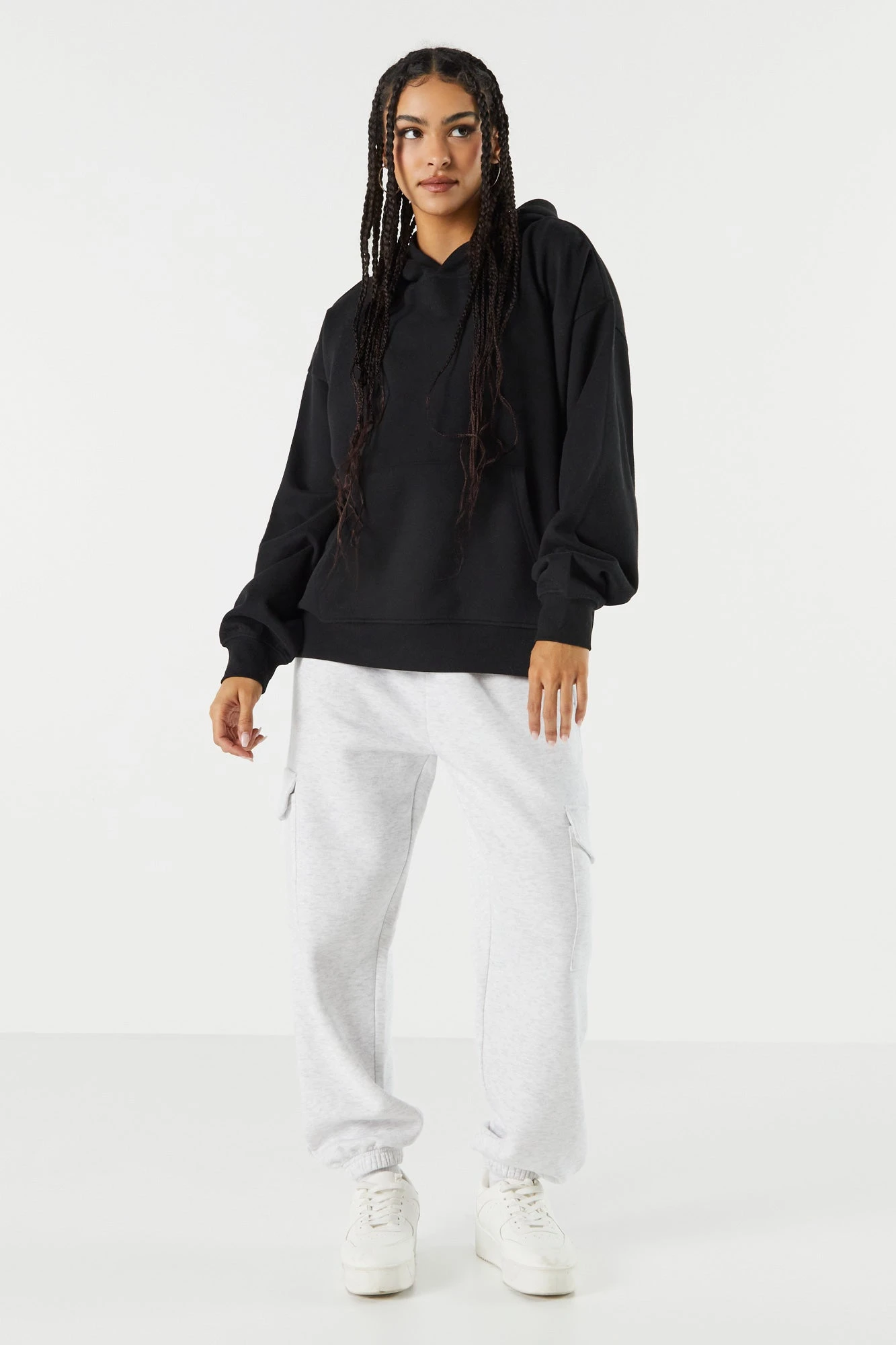 Fleece Oversized Hoodie - Image 6