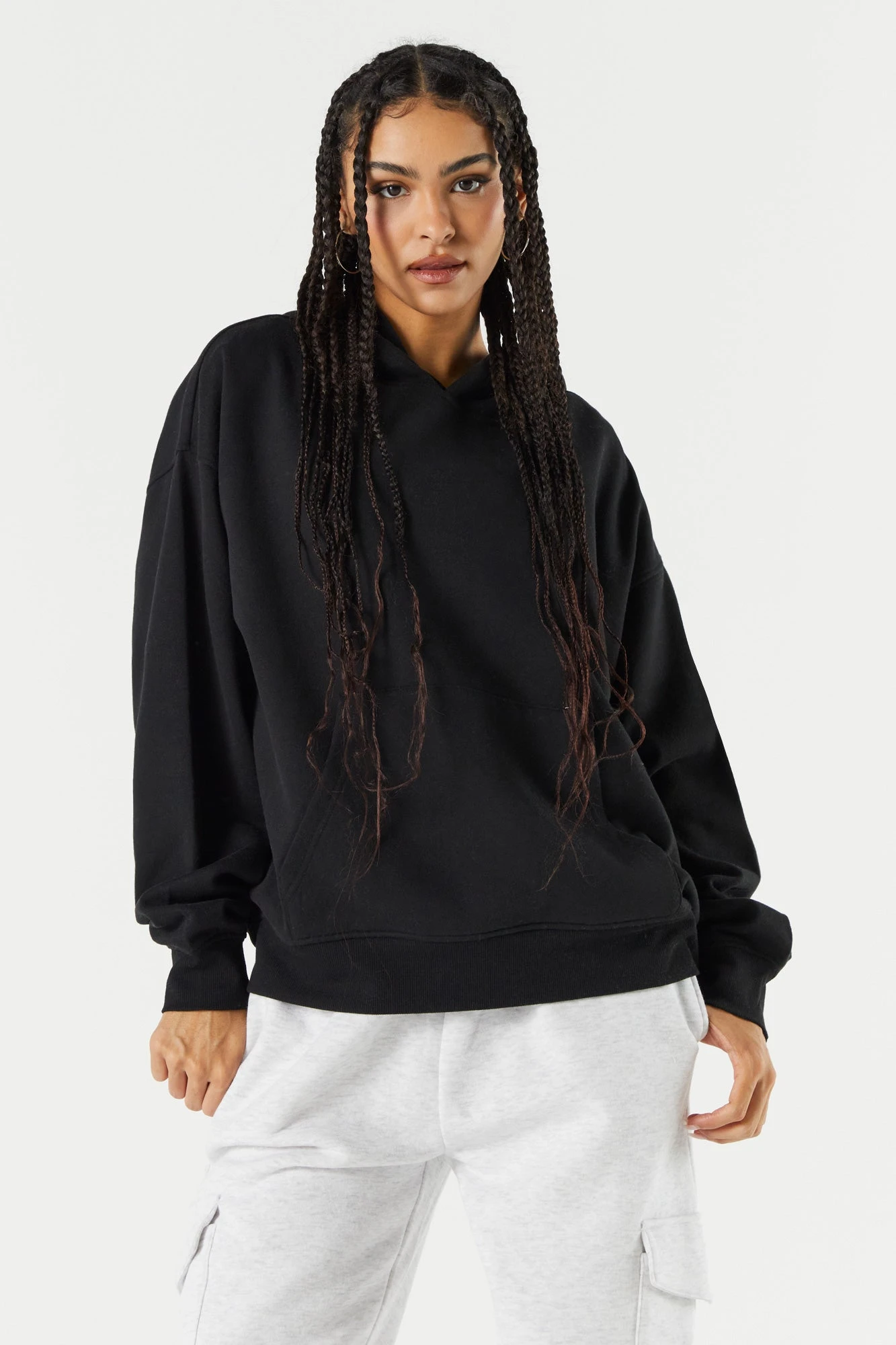 Fleece Oversized Hoodie - Image 4
