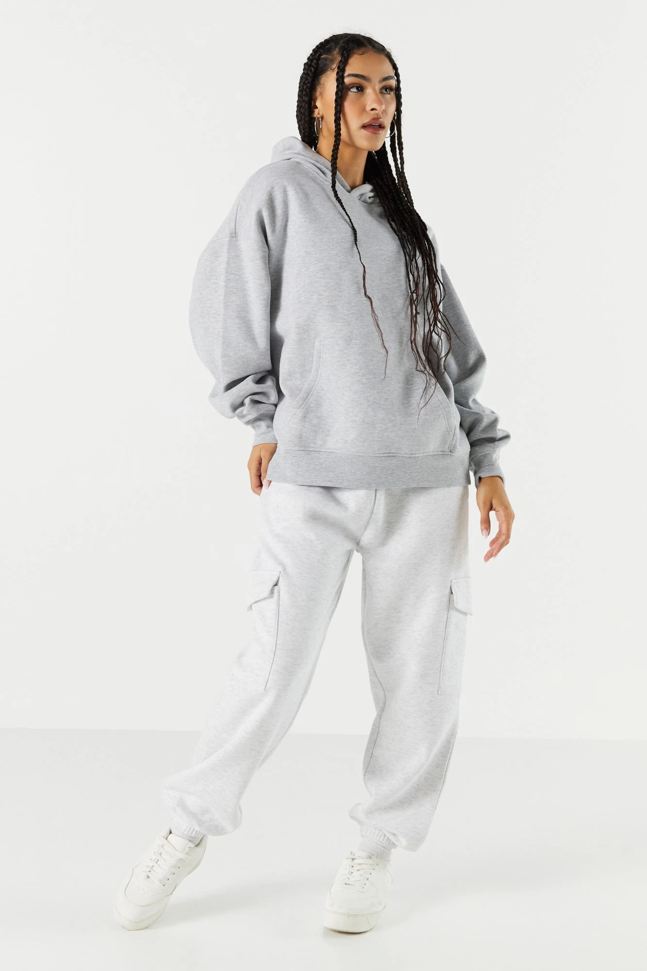 Fleece Oversized Hoodie - Image 3