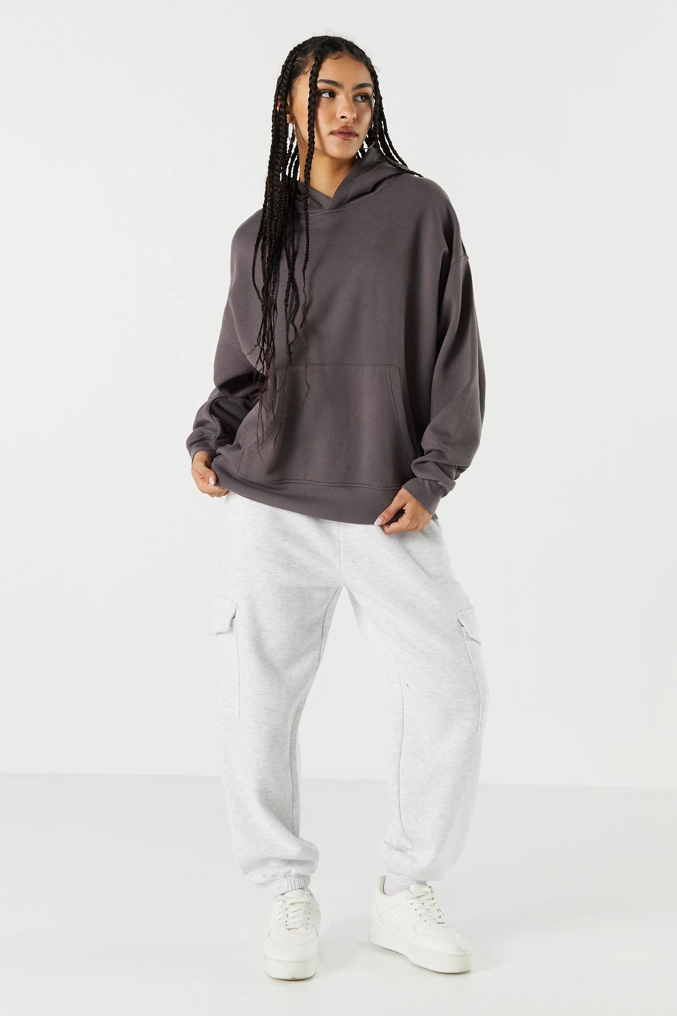 Fleece Oversized Hoodie - Image 9