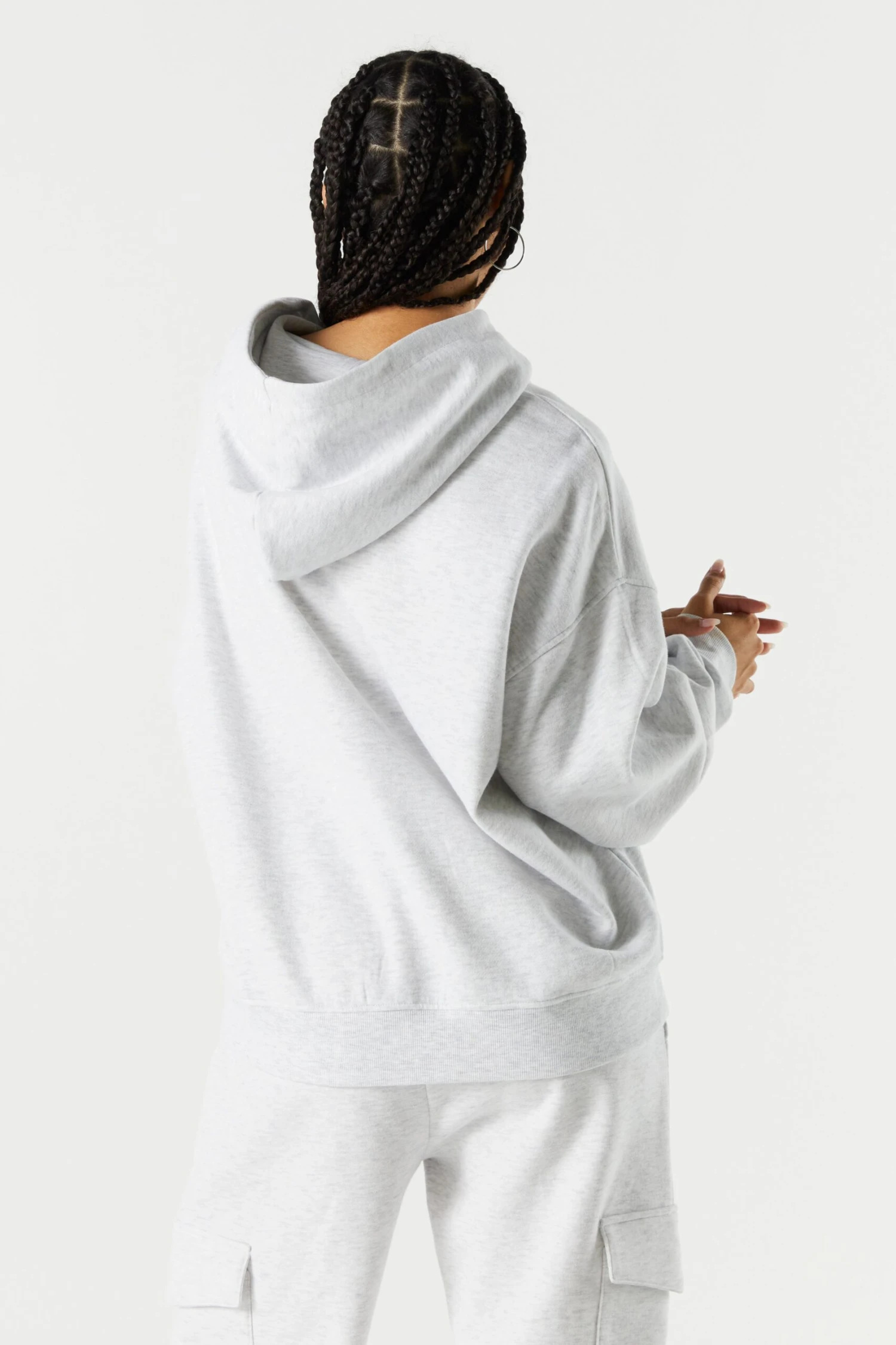 Fleece Oversized Hoodie - Image 11
