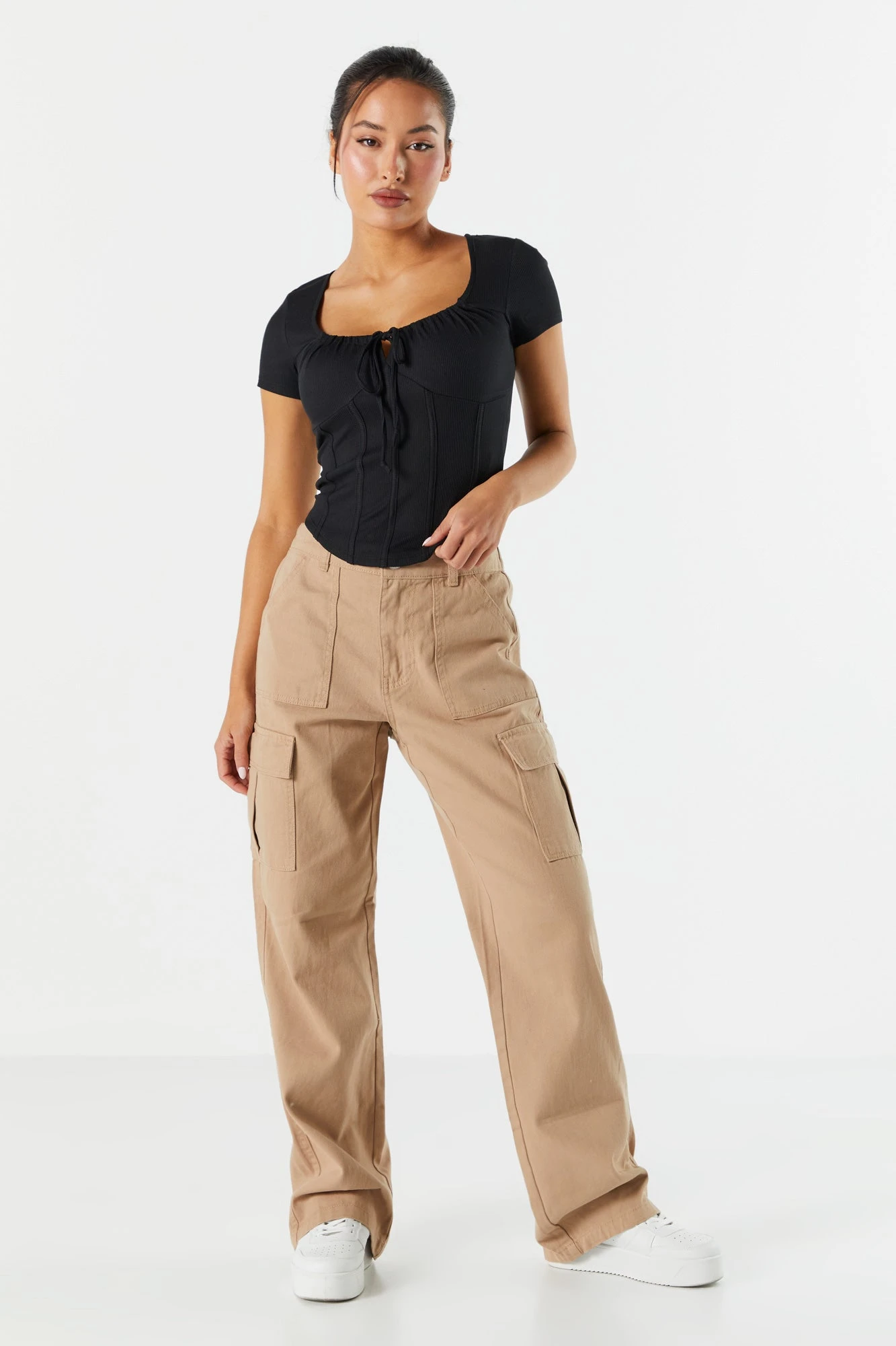 Corset Short Sleeve Top - Image 6