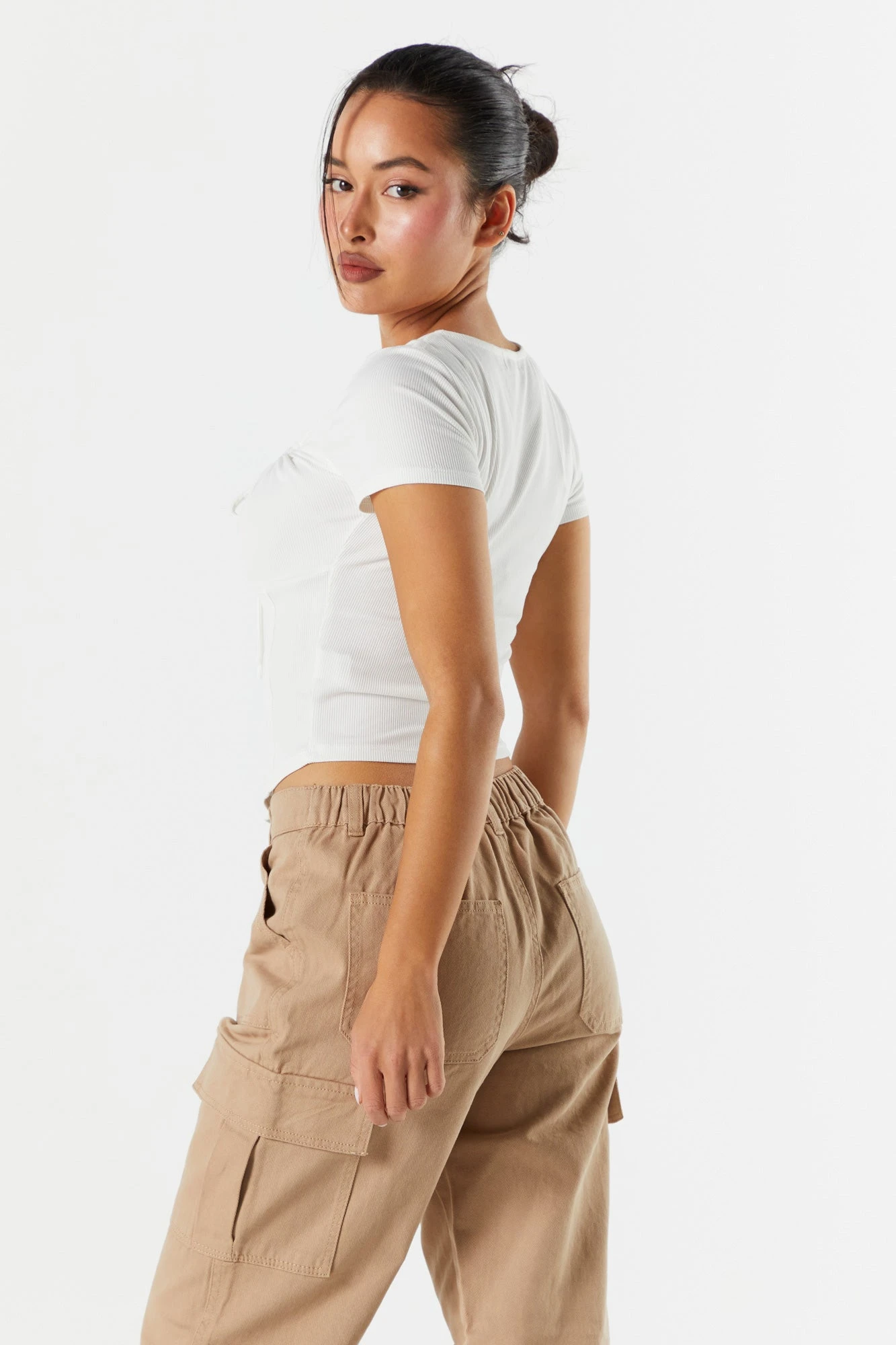 Corset Short Sleeve Top - Image 2