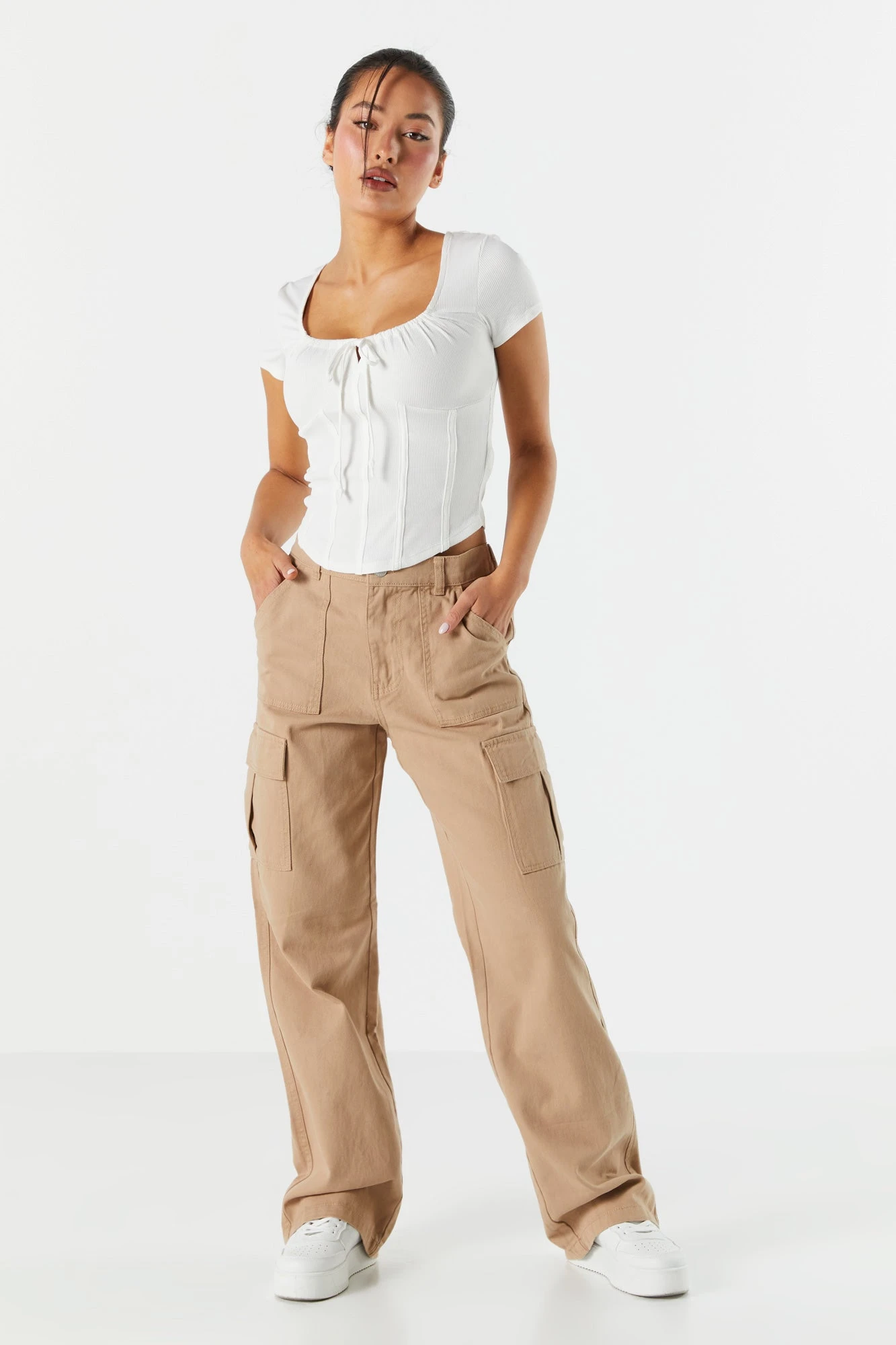 Corset Short Sleeve Top - Image 3