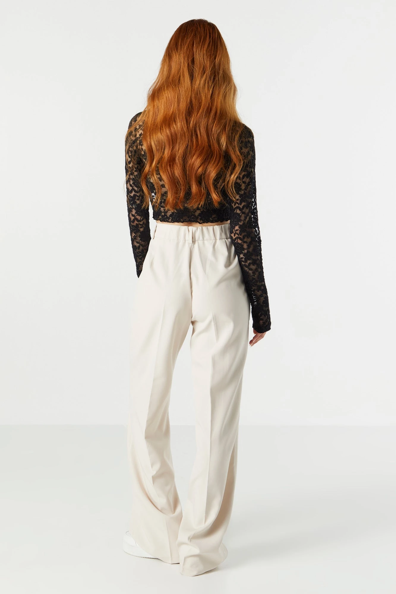 Solid Wide Leg Dress Pant - Image 9