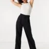 Crepe High Rise Dress Pant