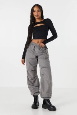 Nylon Parachute Pant
