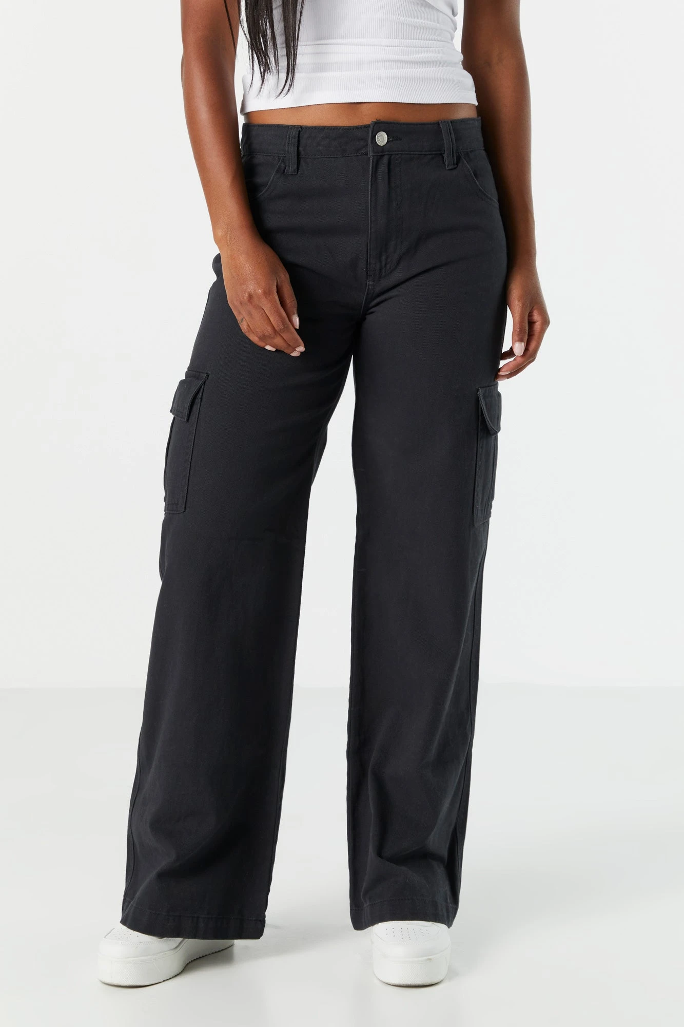 Bull Denim Wide Leg Cargo Jean - Image 2