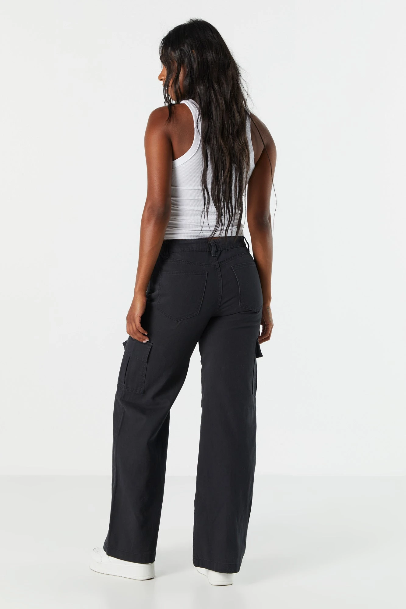 Bull Denim Wide Leg Cargo Jean - Image 3