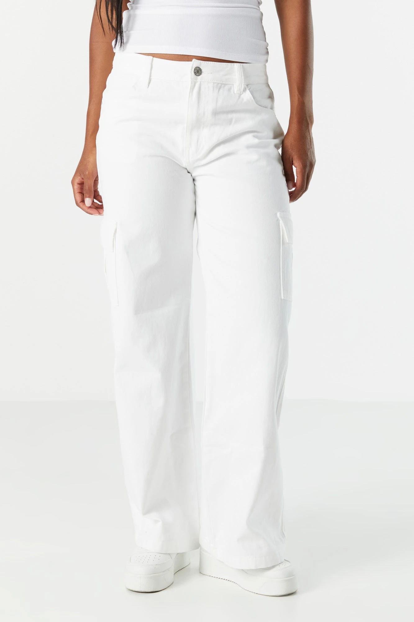 Bull Denim Wide Leg Cargo Jean - Image 5