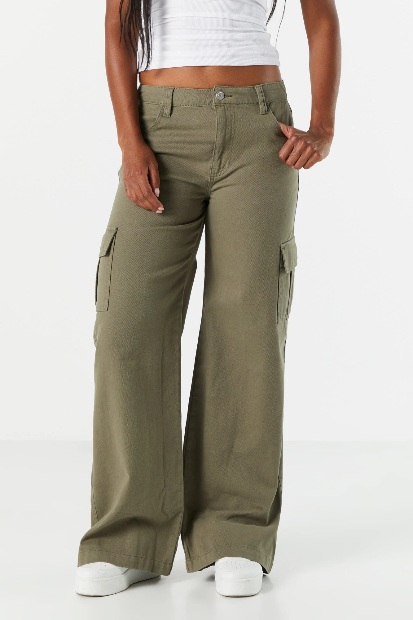 Bull Wide Leg Denim Cargo Jean - Image 2