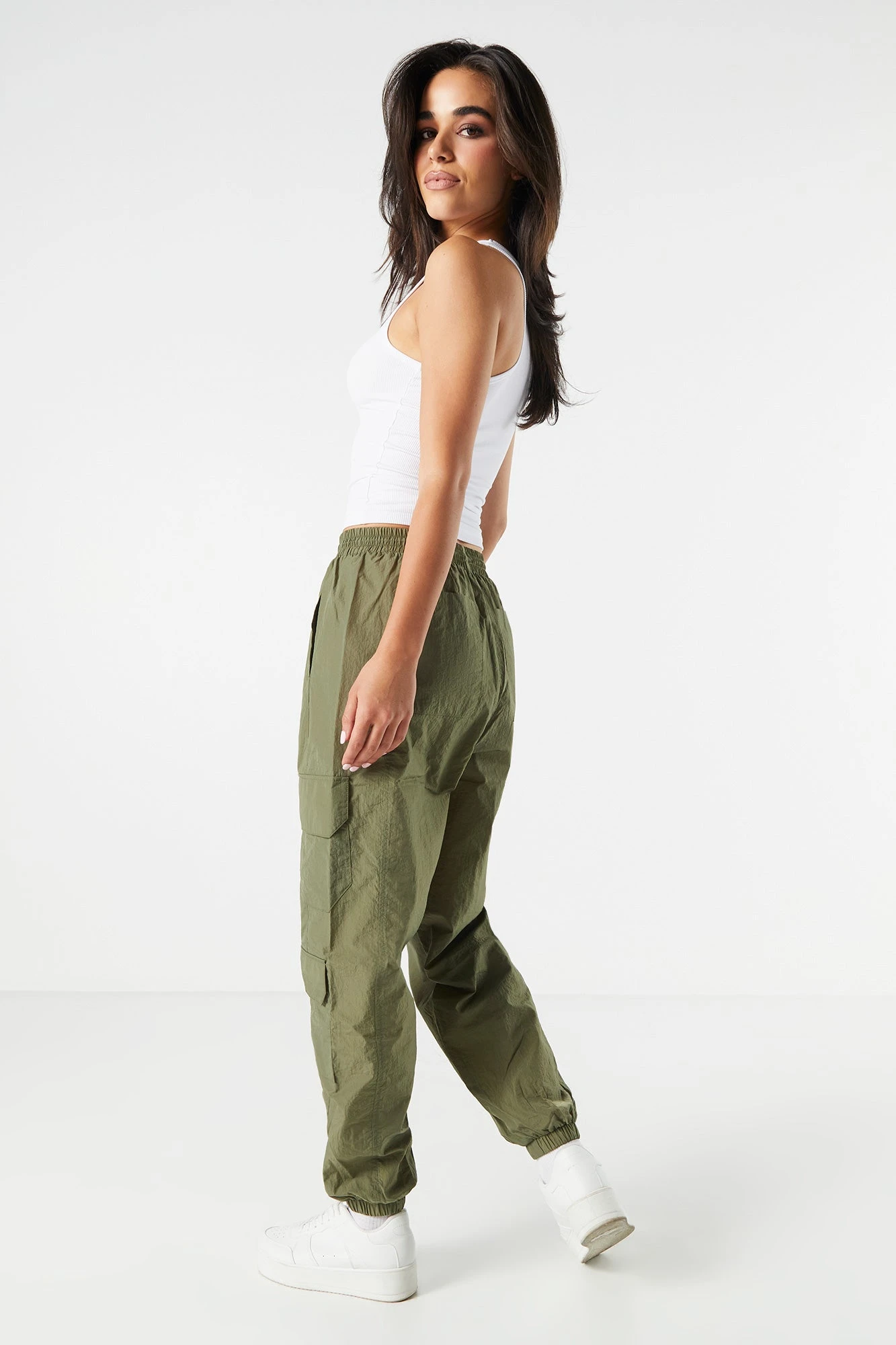 Nylon Multi Pocket Cargo Jogger - Image 3