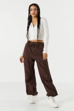 Cargo Canvas Parachute Pant