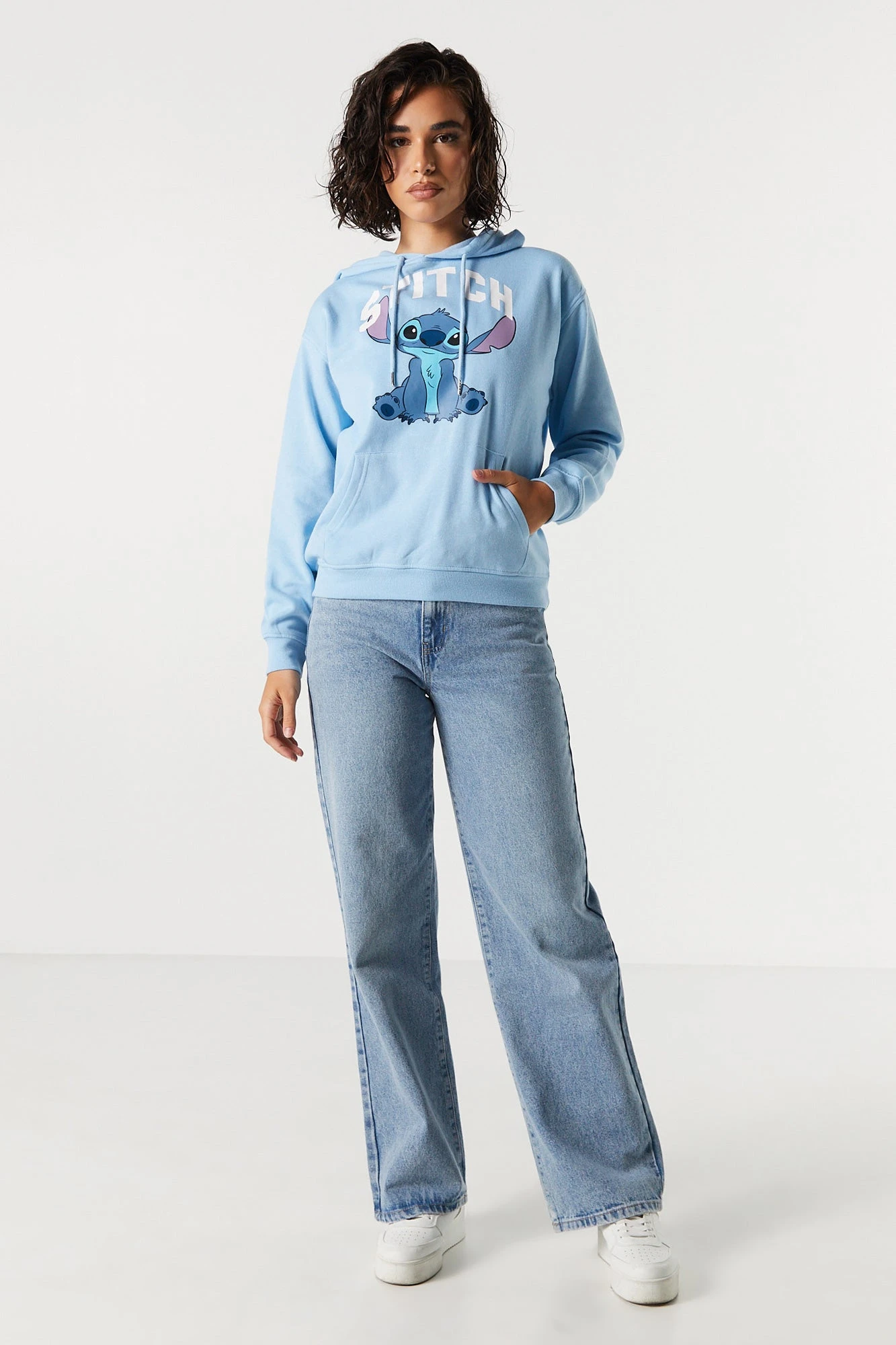 Fleece Stitch Graphic Hoodie - Image 3