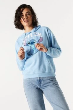 Fleece Stitch Graphic Hoodie