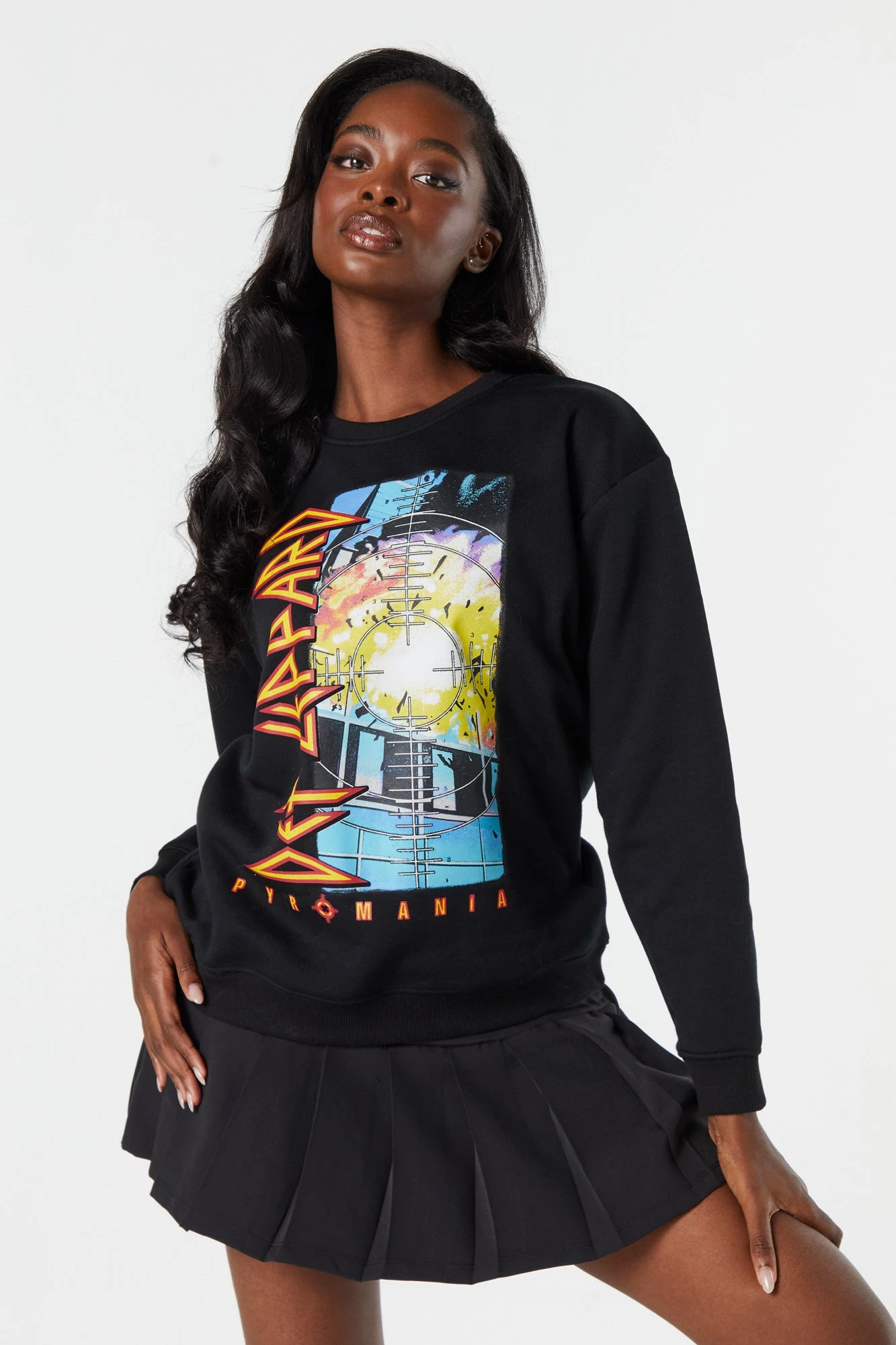 Def Leppard Graphic Fleece Sweatshirt
