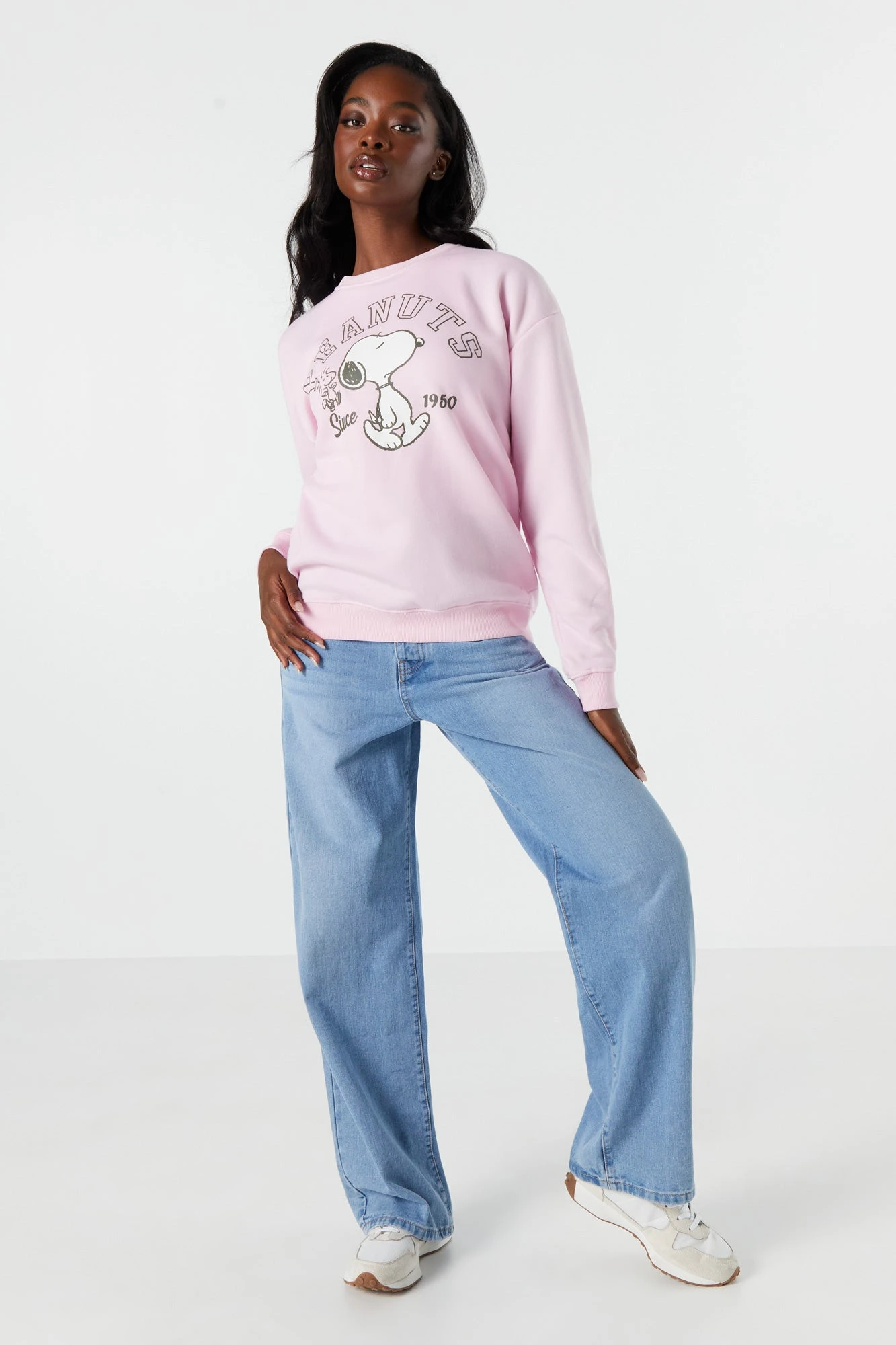 Peanuts Graphic Fleece Sweatshirt - Image 3