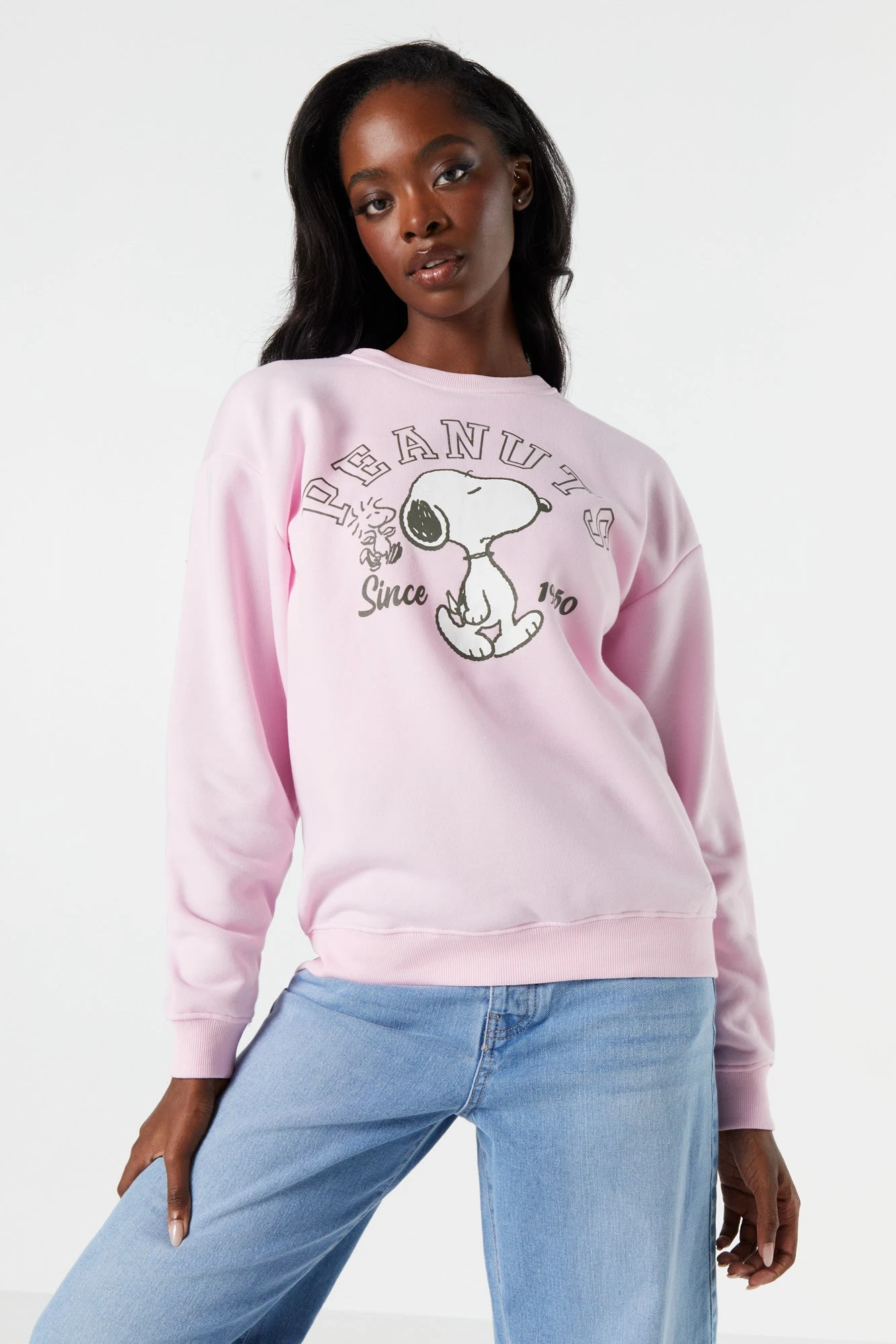 Peanuts Graphic Fleece Sweatshirt