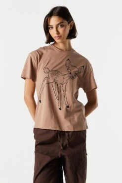 Bambi Graphic Boyfriend T-Shirt