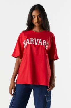 Harvard Graphic Boyfriend T-Shirt