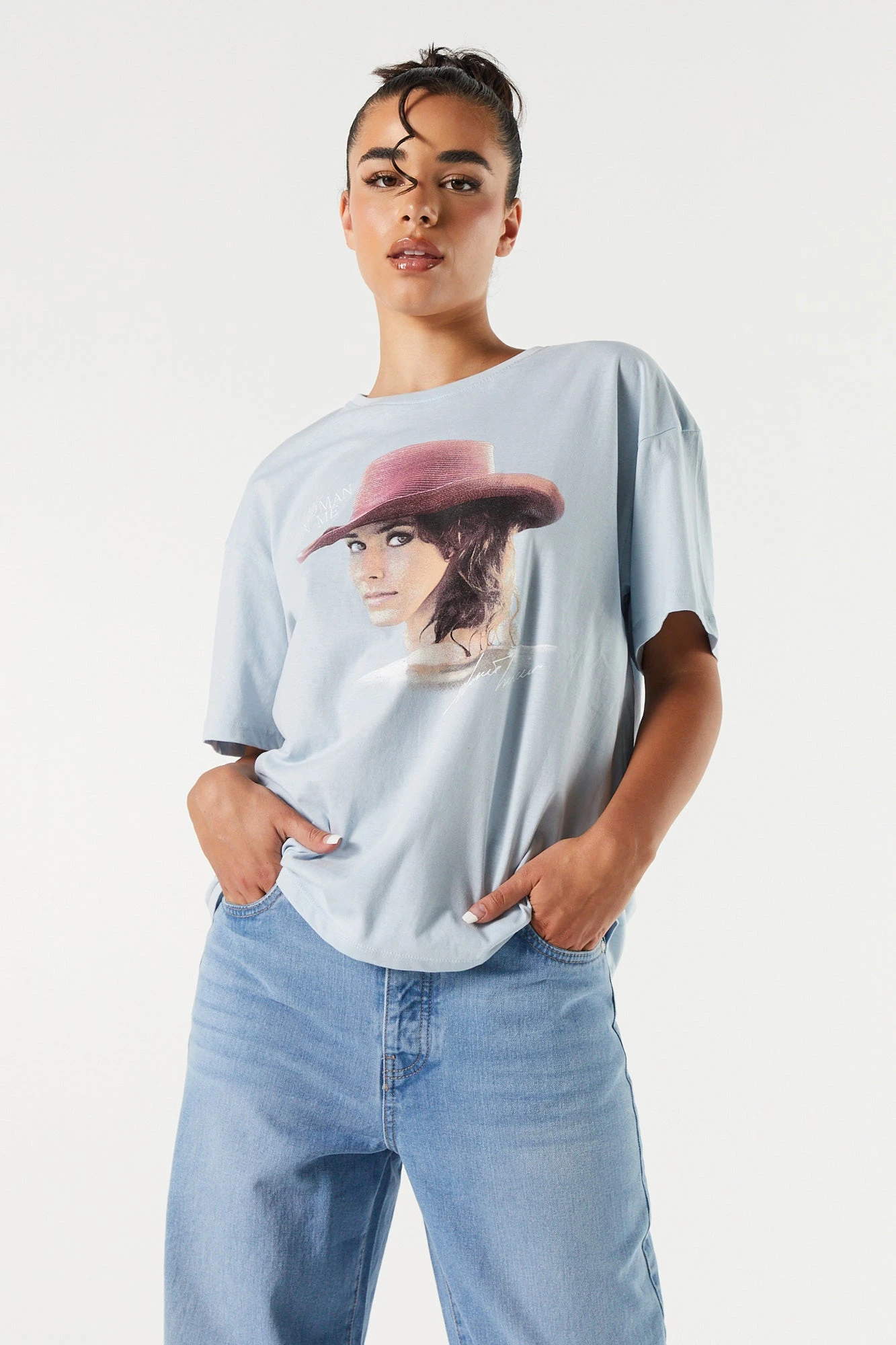 Shania Twain Graphic Boyfriend T-Shirt