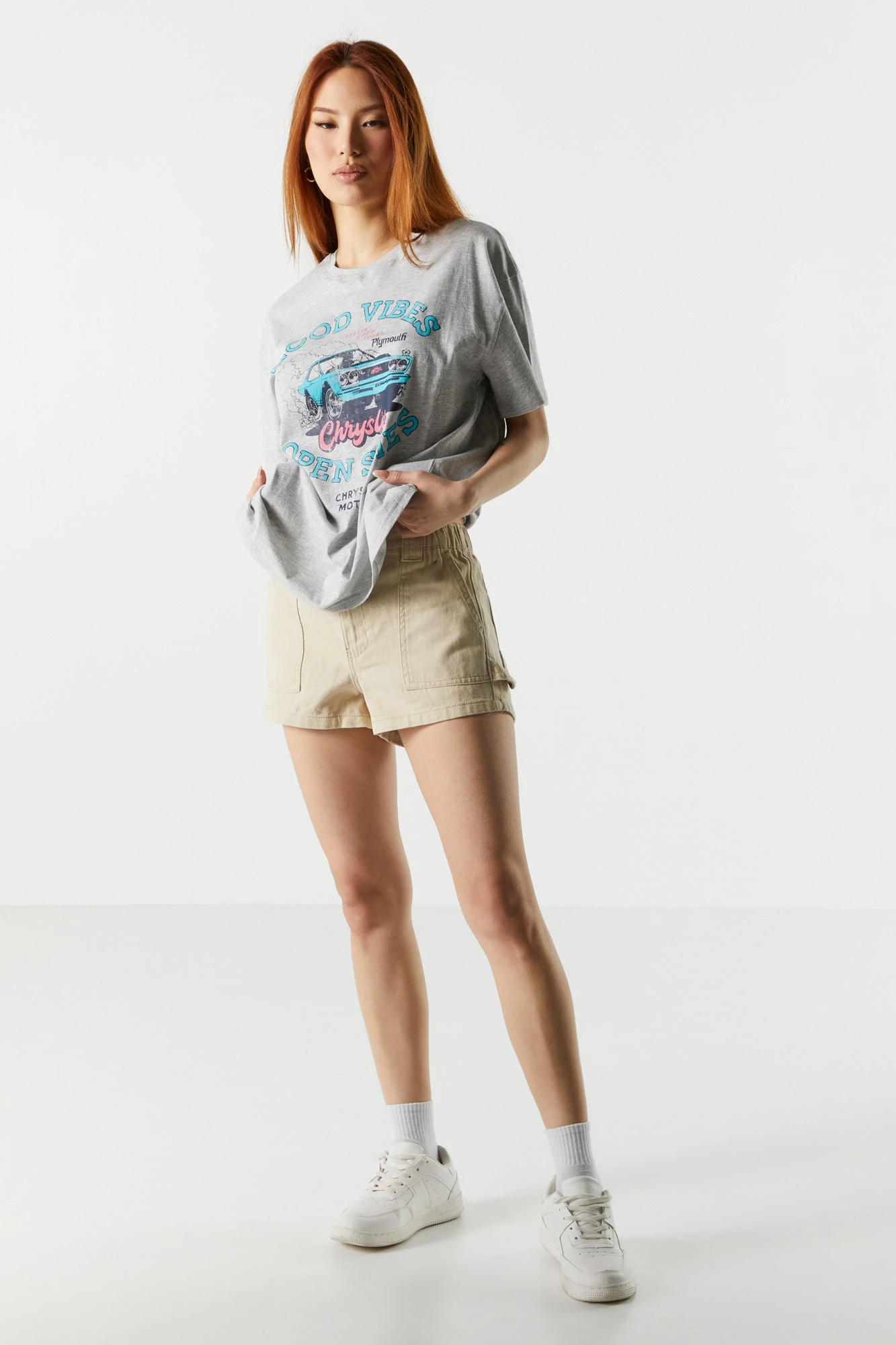 Chrysler Motors Graphic Boyfriend T-Shirt - Image 3