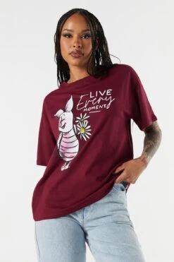 Piglet Graphic Boyfriend T-Shirt