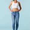 Miami Low Rise Medium Wash Skinny Jean