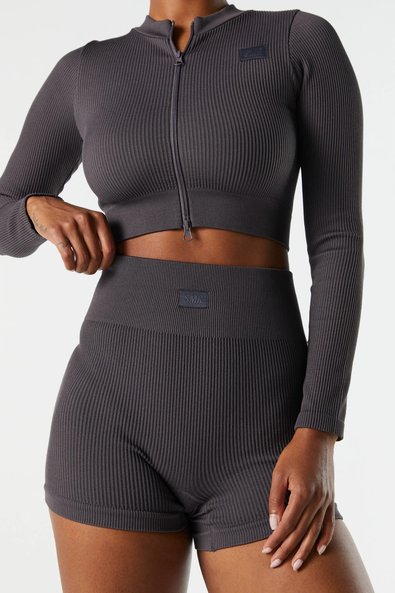 Sommer Ray Seamless Ribbed High Rise Active Shortie - Image 9
