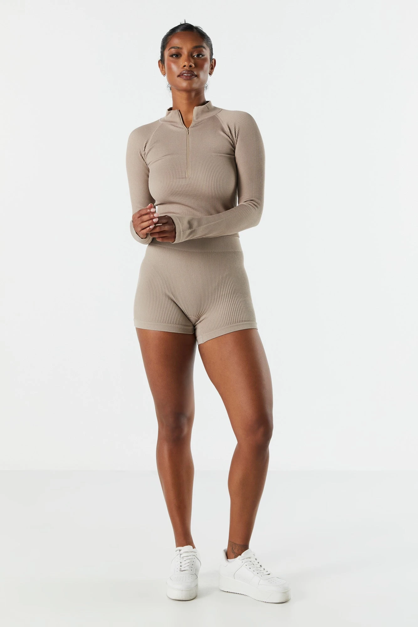 Sommer Ray Seamless Ribbed High Rise Active Shortie - Image 12