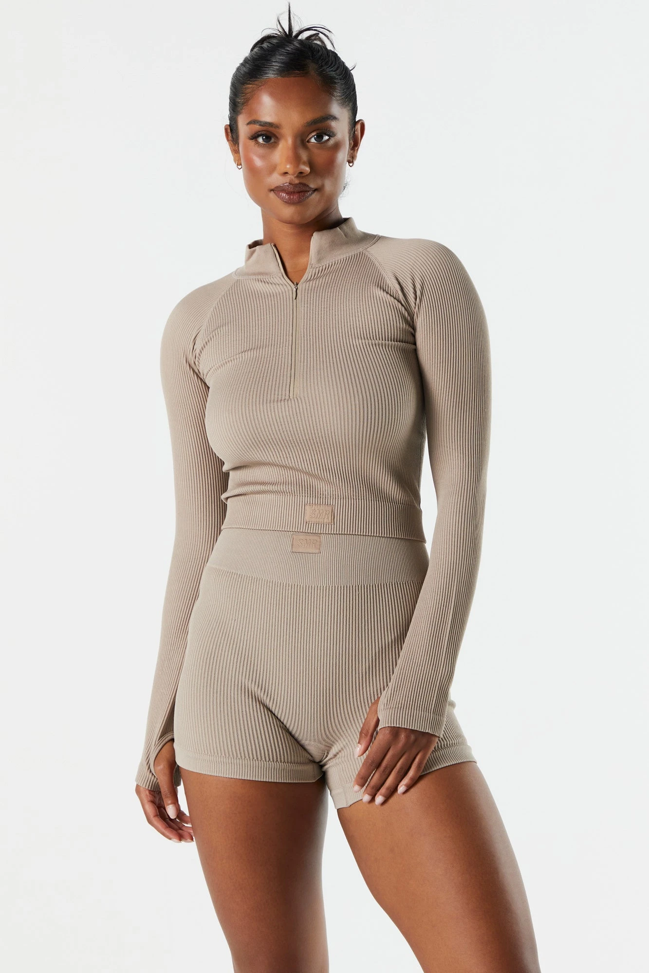 Sommer Ray Seamless Ribbed High Rise Active Shortie - Image 10