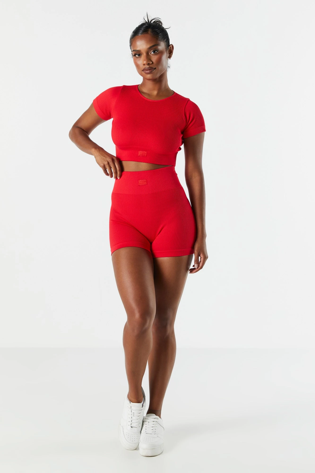 Sommer Ray Seamless Ribbed High Rise Active Shortie - Image 15