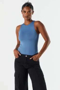 Contour Sleeveless High Neck Bodysuit